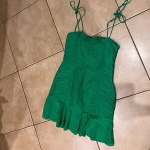 Green Veronica Beard Mini Dress Brand New Never Worn